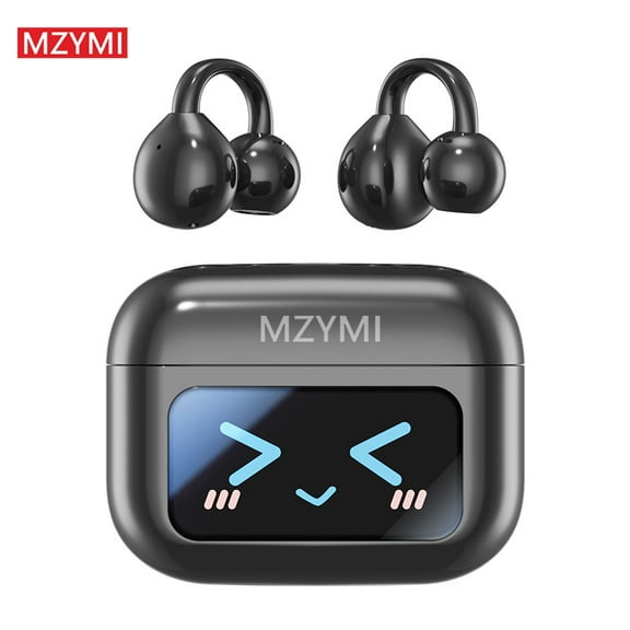 MZYMI Ear Clip Headphone M100 ENC Noise Cancelling Bluetooth Wireless Headset Open Ear Sport Music Earphone Touch Screen With Mic For Android iOS