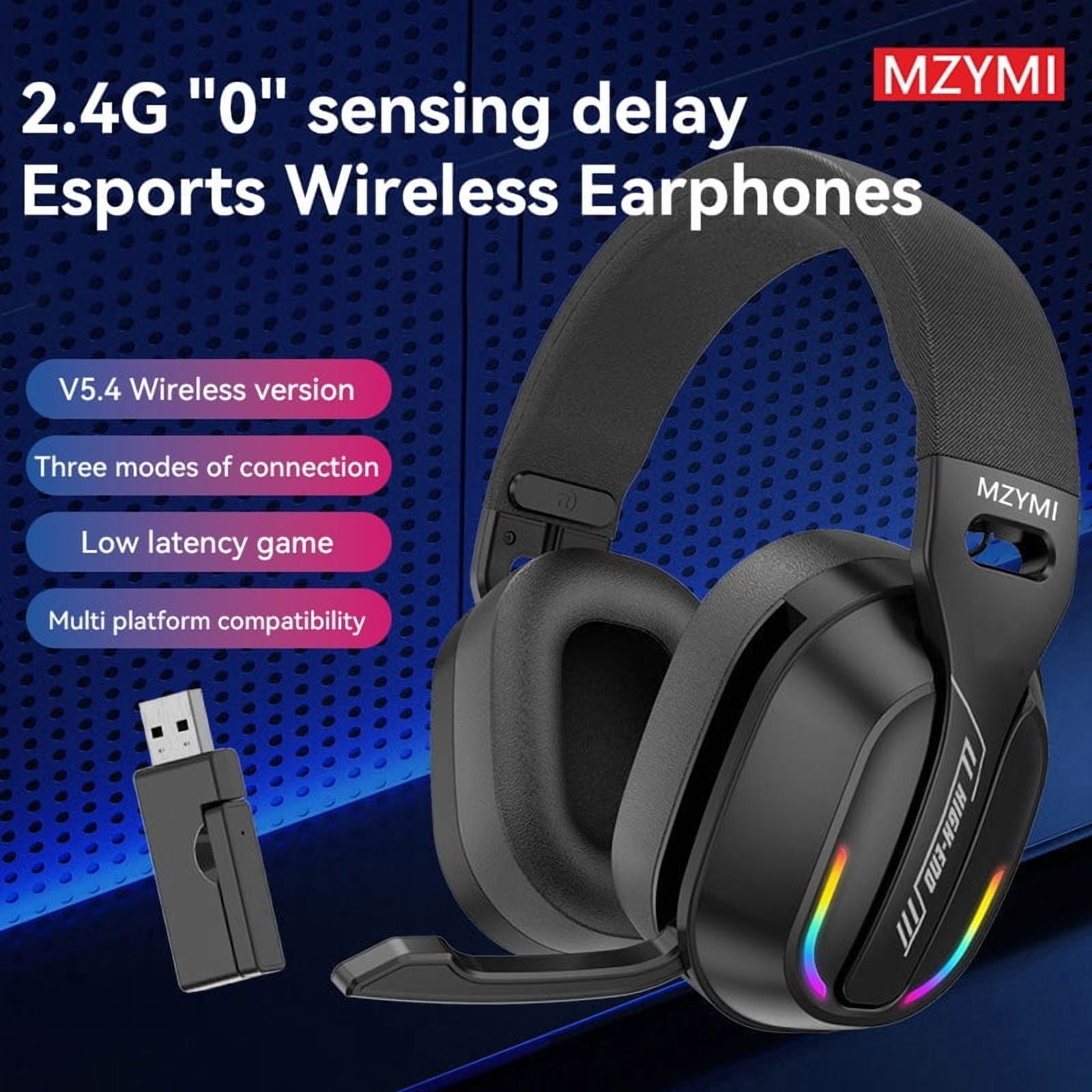 MZYMI GT100 TWS Wireless Headset Bluetooth Gaming Earphone