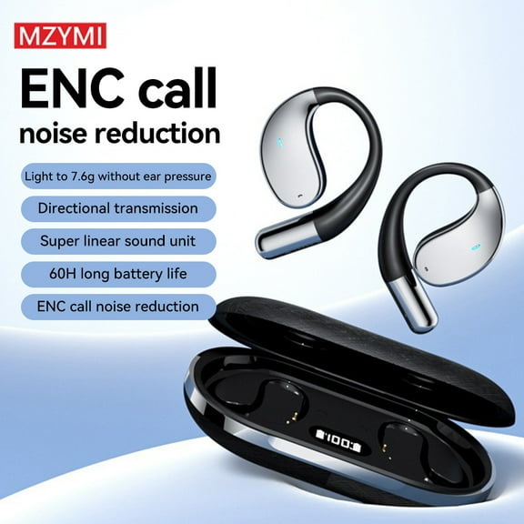 MZYMI TWS Q39 Wireless Translation Earphone AI Real-tim Translate Bluetooth5.4 Headphone 144 Languages Support ENC Noise Cancelling Headset With Mic For Android iOS