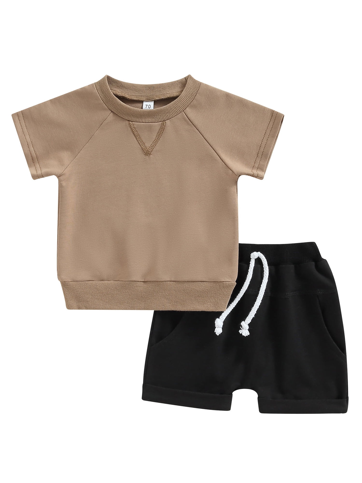 Ma&Baby Toddler Kids Baby Boys Summer Clothes Sets Short Sleeve Tshirt