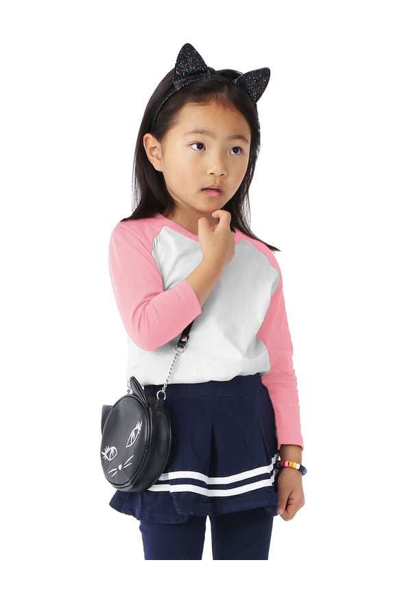 Infant Raglan 3/4 Sleeve Cotton Tees Sports Baseball Jersey