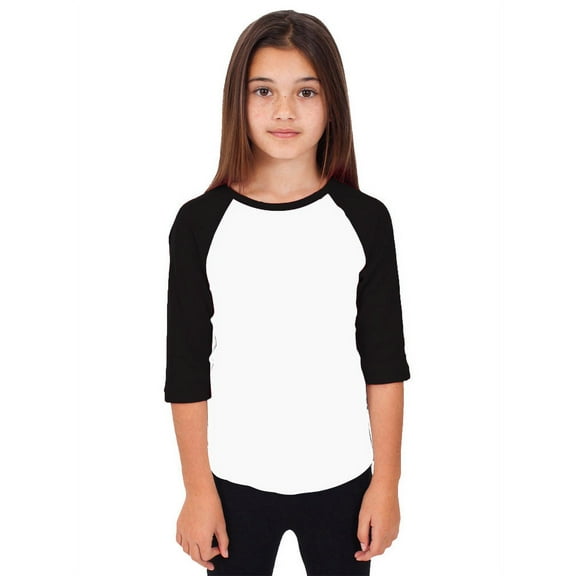 Ma Croix Kids Raglan 3/4 Sleeve Baseball Slim Fit T Shirt