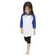 thumbnail image 1 of Ma Croix Kids Raglan Baseball 3/4 Sleeves Jersey T-Shirts Little League, 1 of 2