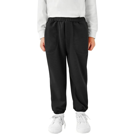 Ma Croix Kids and Toddler Premium Soft Sweatpants Boys Elastic Fleece Pants (2-16 Years)