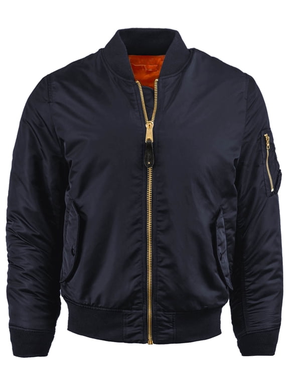 MA-1 Premium Bomber Flight Jacket Padded Outerwear S-2XL