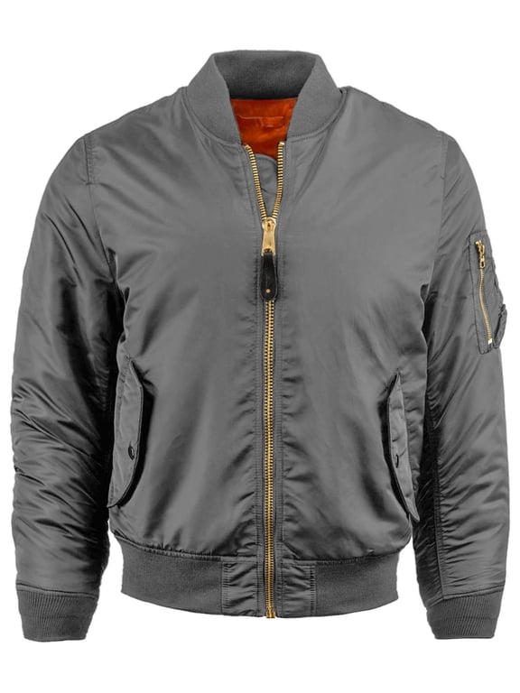 MA-1 Premium Bomber Flight Jacket Padded Outerwear S-2XL