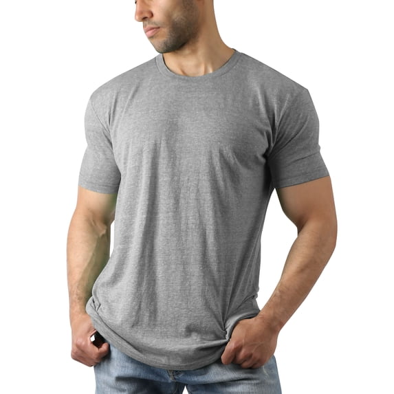 Ma Croix Men's Athletic Tri-Blend Round Neck T-Shirts