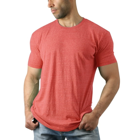 Ma Croix Men's Athletic Tri-Blend Round Neck T-Shirts