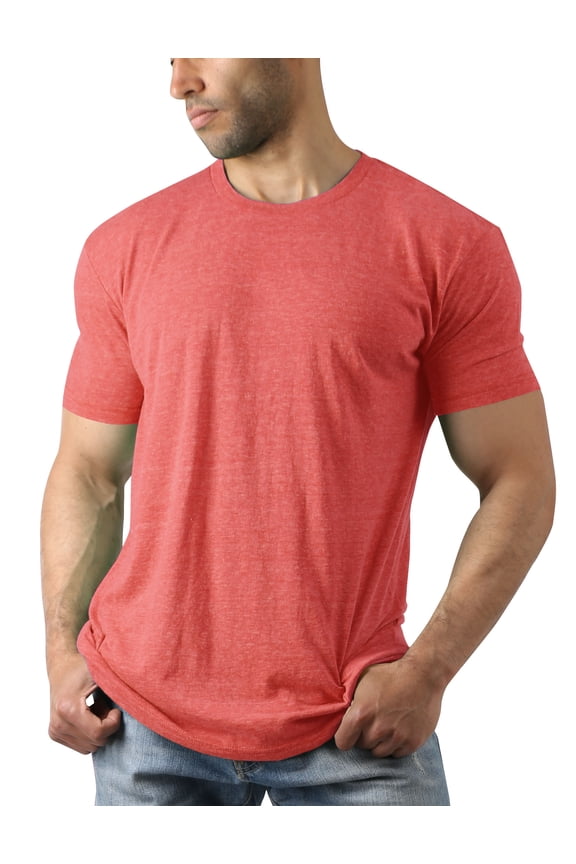 Men's Athletic Tri-Blend Round Neck T-Shirts