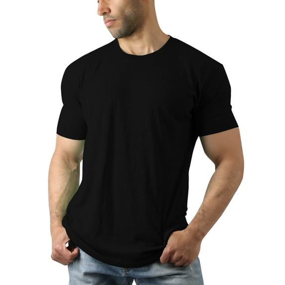Ma Croix Men's Athletic Tri-Blend Round Neck T-Shirts