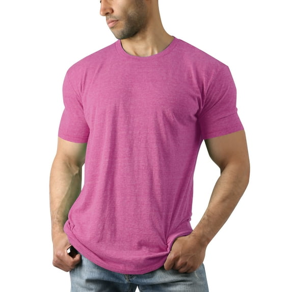 Ma Croix Men's Athletic Tri-Blend Round Neck T-Shirts