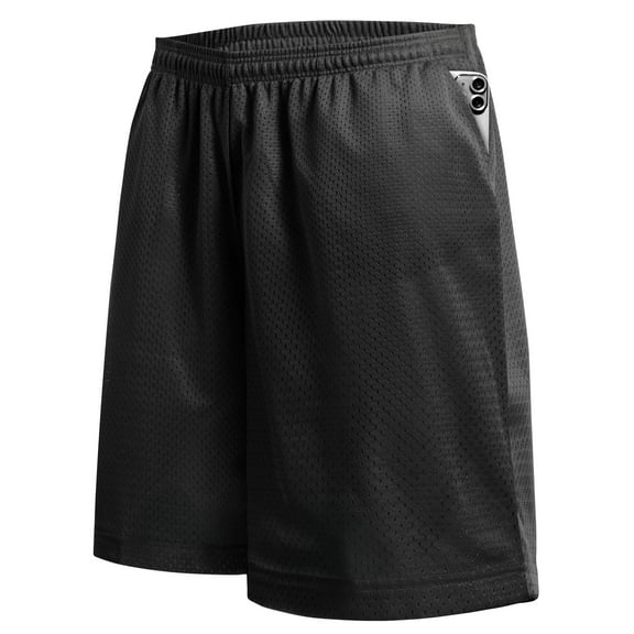 Ma Croix Men's Basic Mesh Shorts With Pockets PE Gym Workout Basketball Lounge Everyday Sportswear