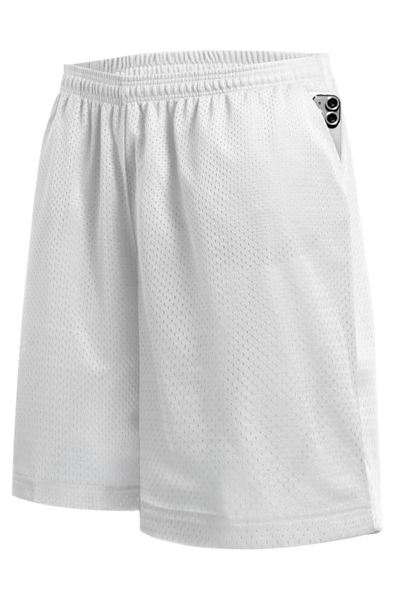 Men's Basic Mesh Shorts With Pockets PE Gym Workout Basketball Lounge Everyday Sportswear