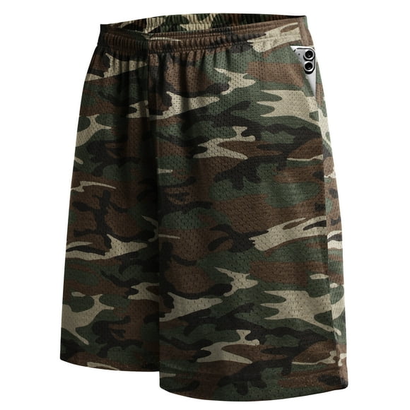 Men's Basic Mesh Shorts With Pockets PE Gym Workout Basketball Lounge Everyday Sportswear