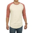 thumbnail image 1 of Ma Croix Men's Basic Raglan 3/4 Sleeve Tee Shirts Baseball Solid Athletic Crew Neck, 1 of 5