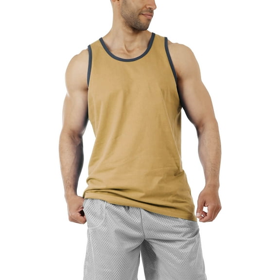 Ma Croix Men's Basic Sleeveless T Shirts Casual Active Hipster Tank Top