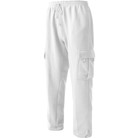 Ma Croix Men's Cargo Sweatpants Heavy Weight Fleece Long Pants M-5XL