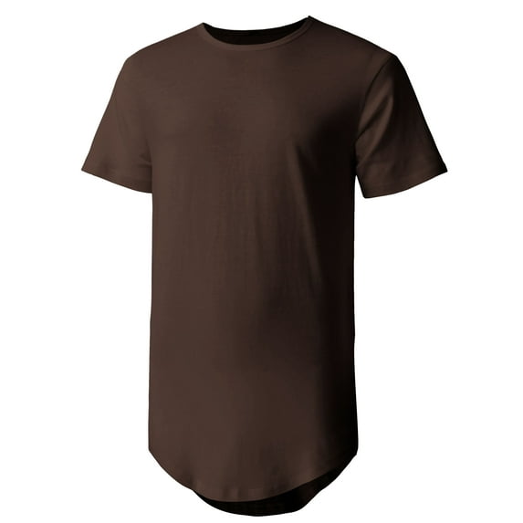 Ma Croix Men's Casual Longtail T-Shirts Hip Hop Urban