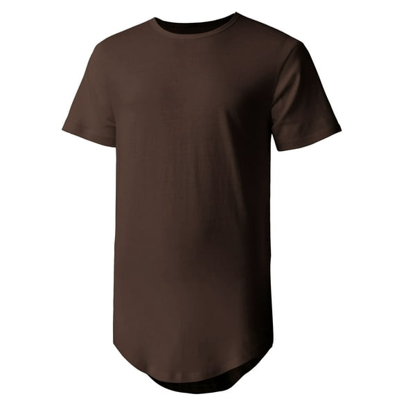 Ma Croix Men's Casual Longtail T-Shirts Hip Hop Urban