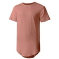 thumbnail image 1 of Ma Croix Men's Casual Longtail T-Shirts Hip Hop Urban, 1 of 6