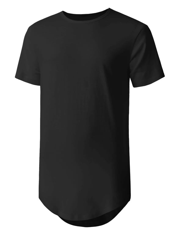 Men's Casual Longtail T-Shirts Hip Hop Urban