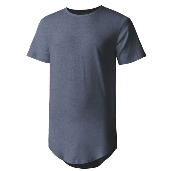 Ma Croix Men's Casual Longtail T-Shirts Hip Hop Urban