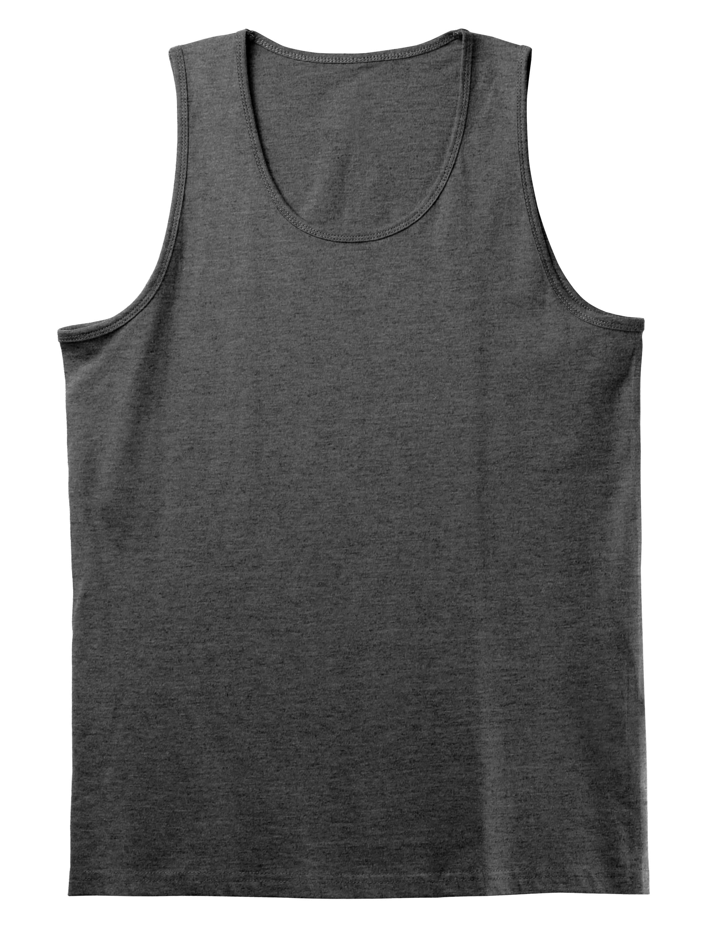 Ma Croix Men's Classic Solid Tank Top Athletic Comfort Sleeveless T