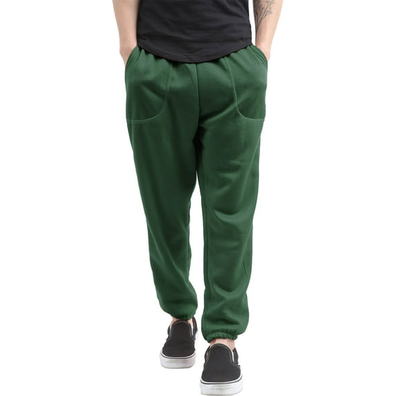 Ma Croix Men's Elastic Bottom Sweatpants with Pocket
