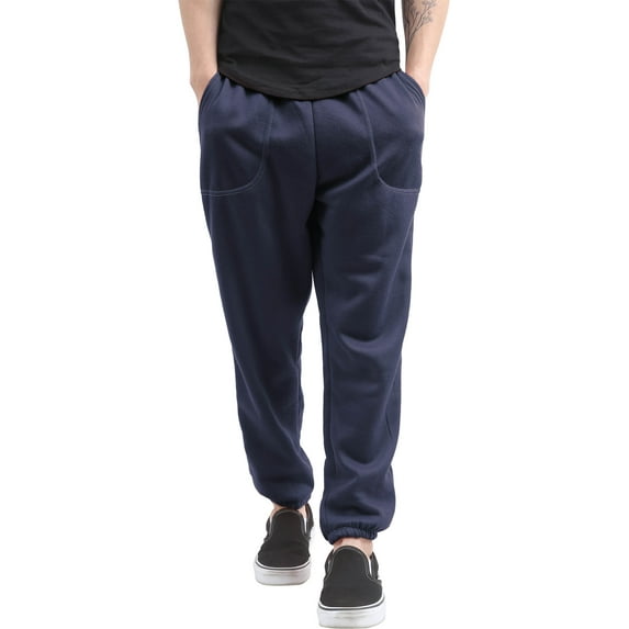 Ma Croix Men's Elastic Bottom Sweatpants with Pocket
