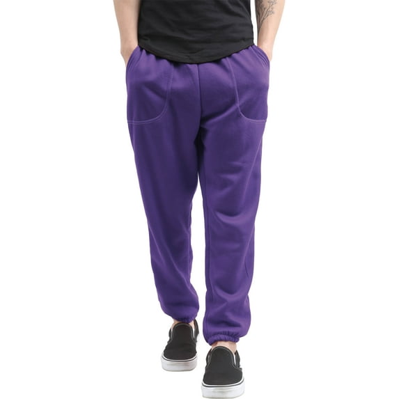 Ma Croix Men's Elastic Bottom Sweatpants with Pocket
