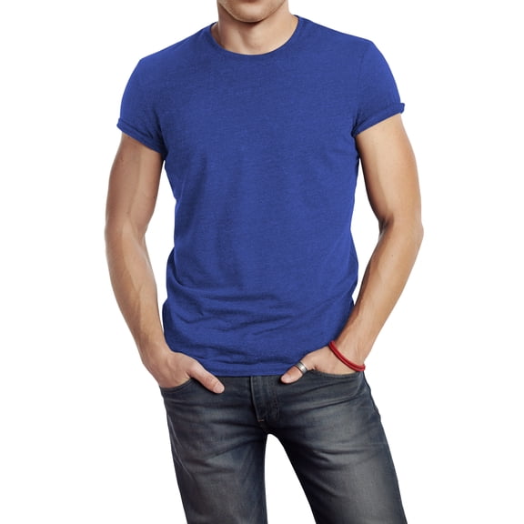 Ma Croix Men's Everyday Active Tri-Blend Round Neck T-Shirts
