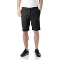 thumbnail image 1 of Ma Croix Men's Flat Front Summer Casual Twill Classic Slim Fit Cotton Shorts, 1 of 6