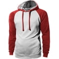 thumbnail image 1 of Ma Croix Men's Heavyweight Premium Pullover Hoodie Two Tone Raglan, 1 of 4