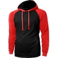 thumbnail image 1 of Ma Croix Men's Heavyweight Premium Pullover Hoodie Two Tone Raglan, 1 of 4