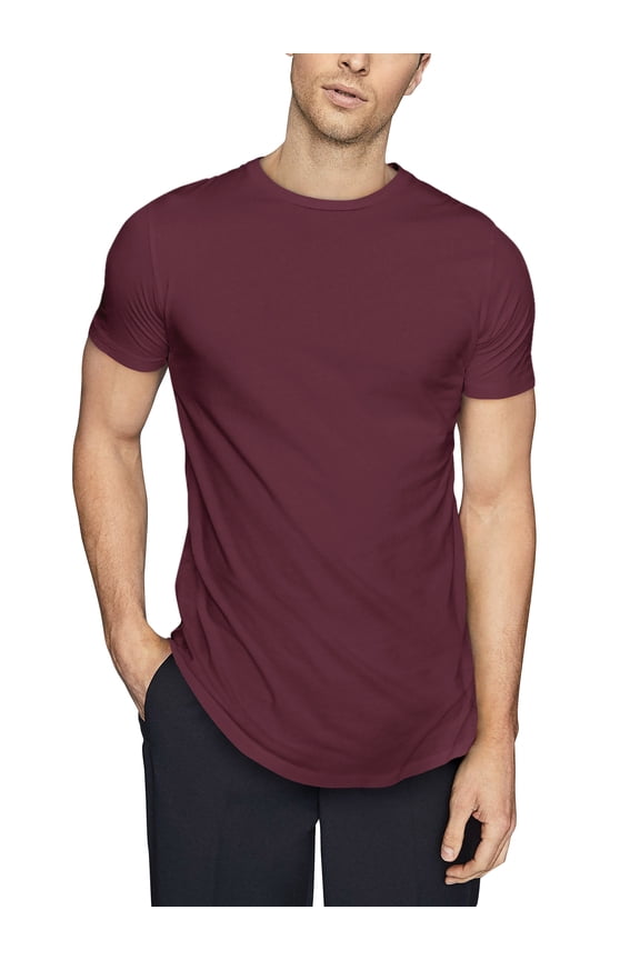 Men's Hip Hop Casual Longline Hipster Urban T-Shirts