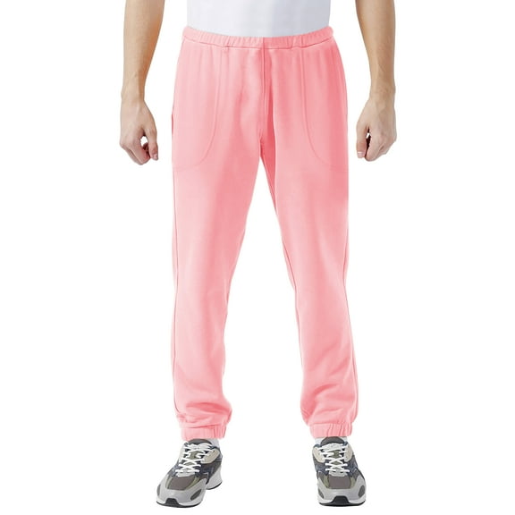 Ma Croix Men's Lightweight Jogger Elastic Bottom with Pockets