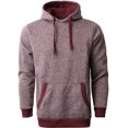 thumbnail image 1 of Ma Croix Men's Lightweight Marled Brushed Fleece Pullover Hoodie, 1 of 5