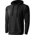 thumbnail image 1 of Ma Croix Men's Lightweight Pullover Hoodie Sweatshirt with Kangaroo Pocket (Large, Heather Black), 1 of 4