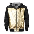 thumbnail image 1 of Ma Croix Mens Windbreaker Jacket Slim Fit Water & Wind Resistant Active Track Jacket, 1 of 5