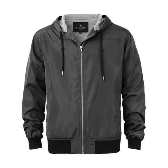 Ma Croix Men's Lightweight Windbreaker Athleisure Jacket