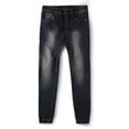 thumbnail image 1 of Ma Croix Men's Loose Fit Denim Jogger Pants with Drawstring Casual Comfort, 1 of 6