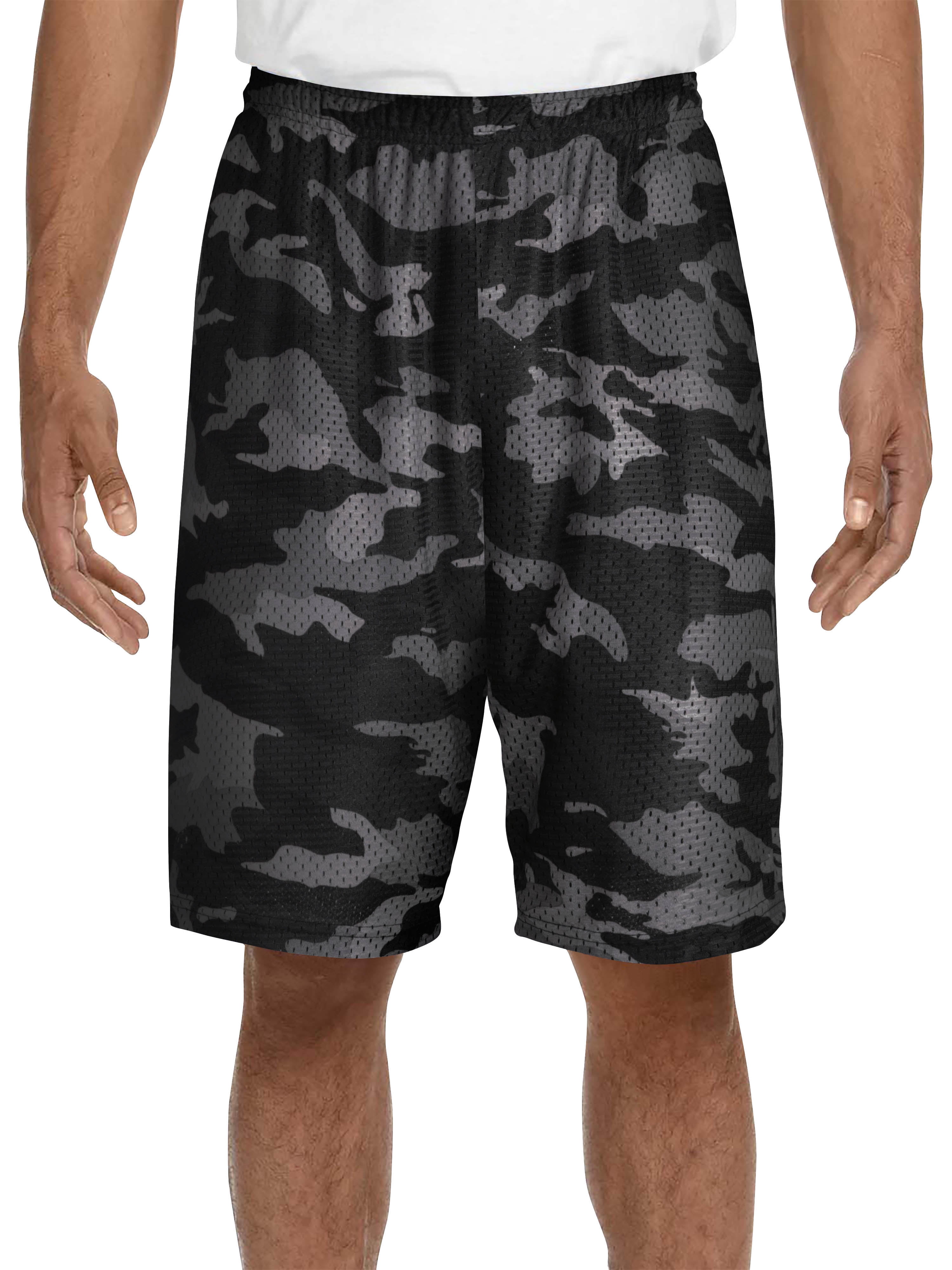 Ma Croix Men’s Premium Polyester Mesh Shorts, Comfortable Gym & Basketball Activewear with Utility Pockets