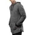 thumbnail image 1 of Ma Croix Men's Premium Classic Standard Comfort Marled Fleece Zip Up Hoodie Sweater, 1 of 3