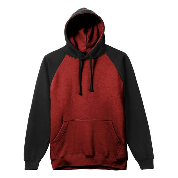 Ma Croix Men's Premium Raglan Pullover Hoodie Heavyweight