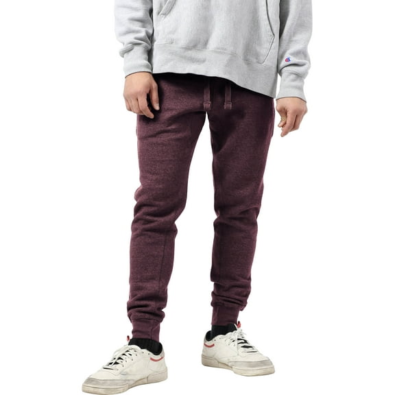 Ma Croix Men's Premium Slim Fit Fleece Jogger Sweatpants with Elastic Bottom