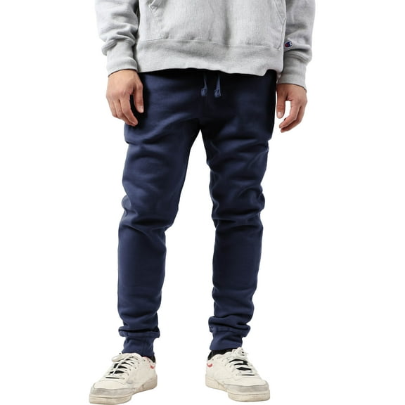 Ma Croix Men's Premium Slim Fit Fleece Jogger Sweatpants with Elastic Bottom