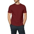 thumbnail image 1 of Ma Croix Men's Premium Standard Fit Short Sleeve Solid Crew Neck T-Shirts, up to size 5XL&nbsp;, 1 of 6