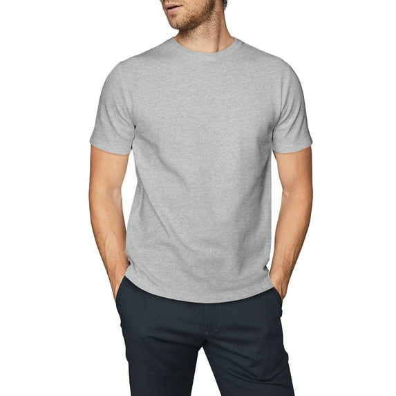 Ma Croix Men's Premium Standard Fit Short Sleeve Solid Crew Neck T-Shirts, up to size 5XL 