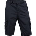 thumbnail image 1 of Ma Croix Men's Premium Utility Loose Fit Twill Cargo Shorts with Belt, 1 of 3