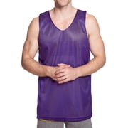 Ma Croix Men's Reversible Basketball Jersey Premium Moisture Wicking Mesh Practice Tank Top